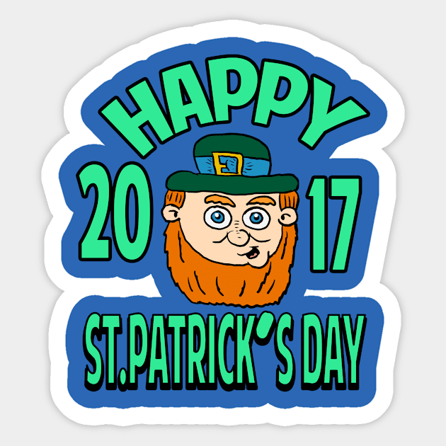 Happy St. Patricks Day 2017 Sticker by Eric03091978